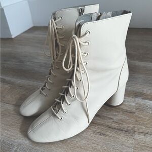 Zara lace up boots.